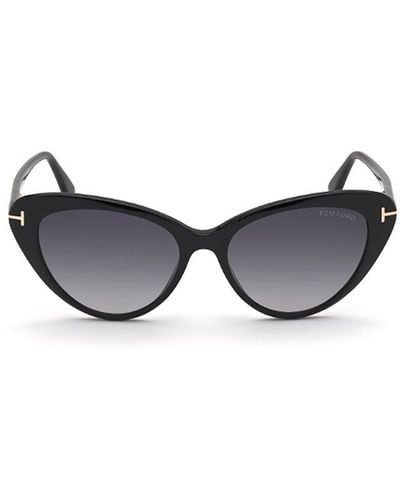 Tom Ford Harlow Cat-eye Frame Sunglasses - Brown