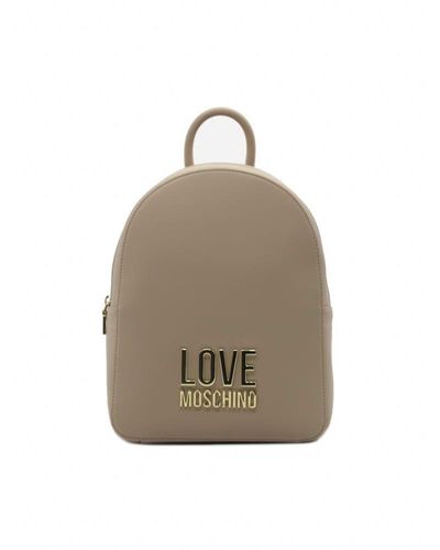Love Moschino Backpack With Embossed Logo Lettering Detail - Multicolour