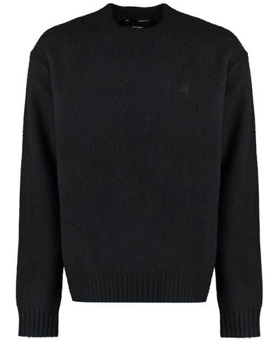 Axel Arigato Clay Wool And Cashmere Sweater - Black