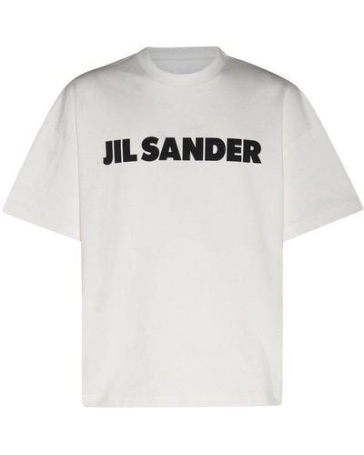 Jil Sander Logo-printed Crewneck T-shirt - White