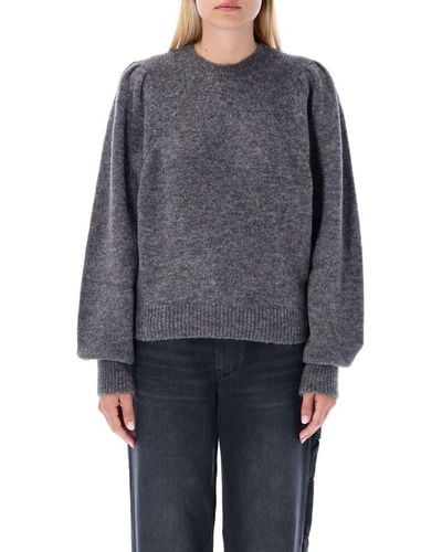 Isabel Marant Peyton Long-sleeved Sweater - Grey