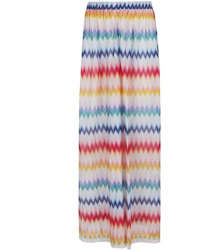 Missoni Zigzag Printed Cover Up Pants - White