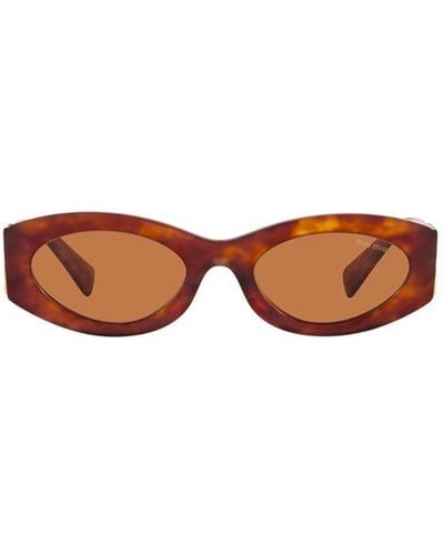 Miu Miu Cat-eye Frame Sunglasses - Multicolour