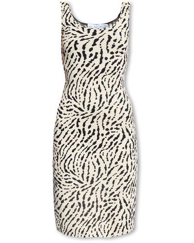 Proenza Schouler Proenza Schouler Label Dress With Animal Motif - White