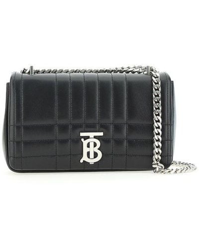 Burberry Quilted Small Lola Shoulder Bag - Black