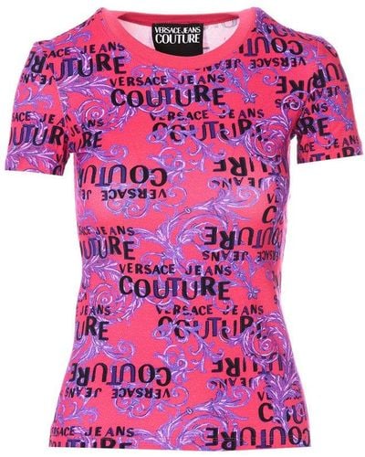 Versace Couture T-shirts And Polos - Pink