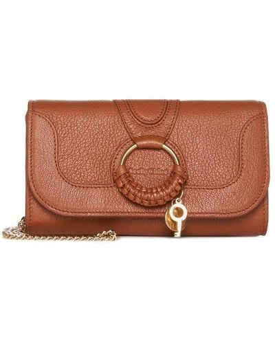 See By Chloé Hana Chain Wallet - Brown