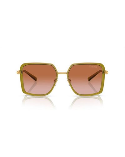 Versace Square Frame Sunglasses - Green