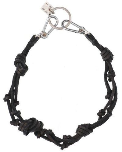 Guidi Knotted Keyring - Black