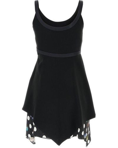Versace X Dua Lipa Butterflies Sleeveless Mini Dress - Black