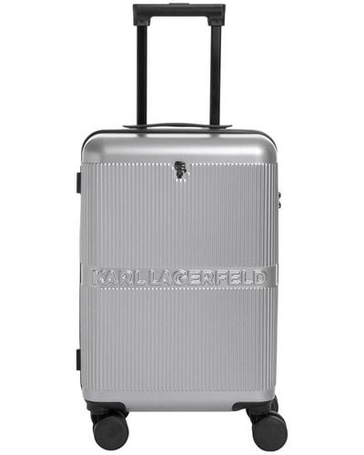 Karl Lagerfeld K/ikonik Suitcase - Grey