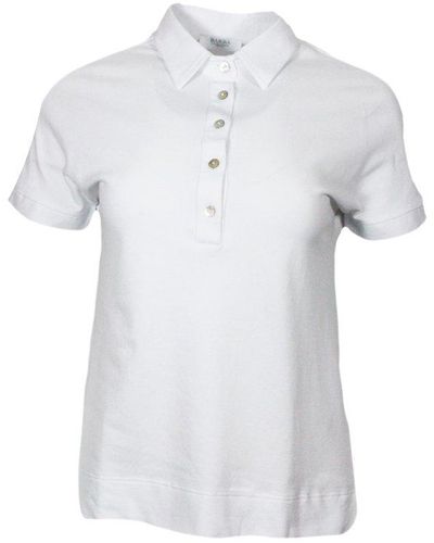 Barba Napoli Short-sleeved Polo Shirt - White