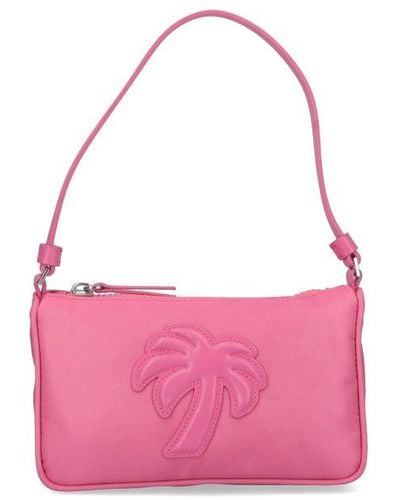 Palm Angels 'palm Tree' Pouch - Pink