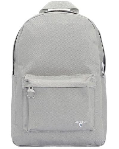 Barbour Cascade Logo Embroidered Backpack - Grey