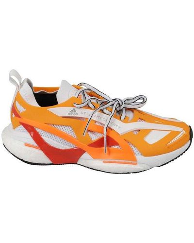 adidas By Stella McCartney Solarglide Paneled Sneakers - Orange