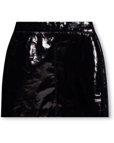 Zadig & Voltaire 'jinette' Glossy Skirt - Black