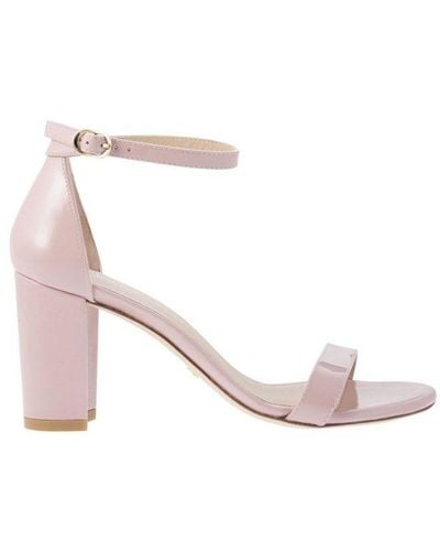 Stuart Weitzman Nearlynude Block-heeled Sandals - Pink