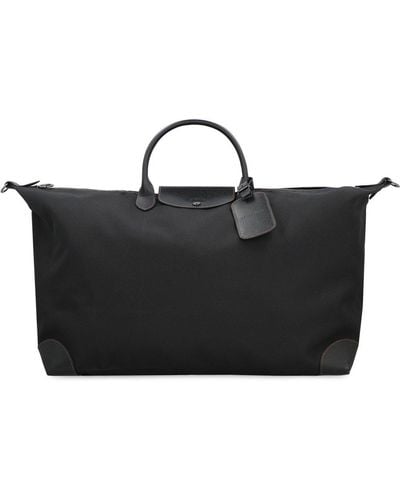 Longchamp Le Pilage Zipped Large Tote Bag - Black