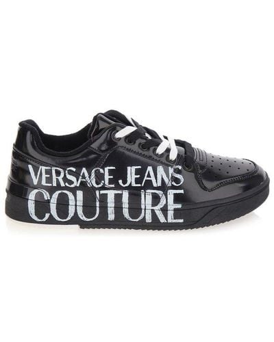 Versace Starlight Lace-up Trainers - Black