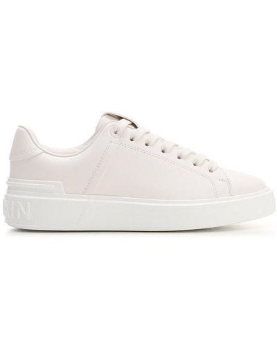 Balmain B-court Low-top Sneakers - White