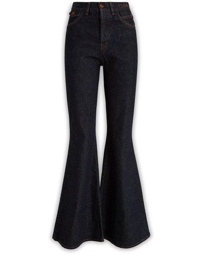 Chloé Flared Denim Jeans - Black