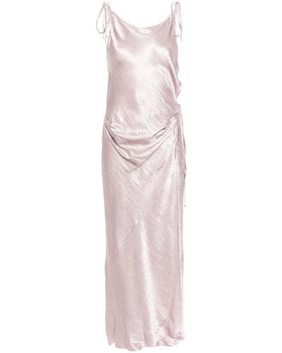 Acne Studios Satin Bias-cut Dress - Pink