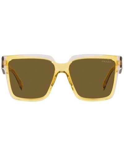 Prada Square Frame Sunglasses - Green