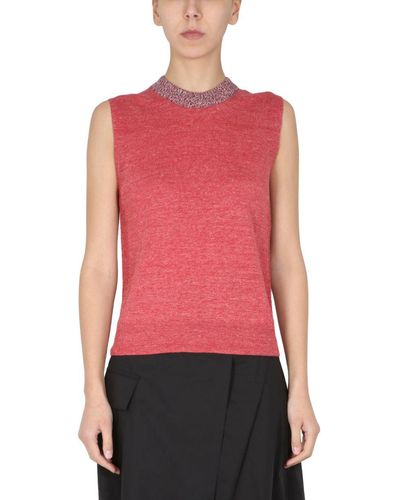 Woolrich Linen Top - Red