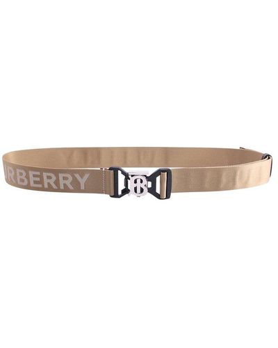 Burberry Printed Belts - White