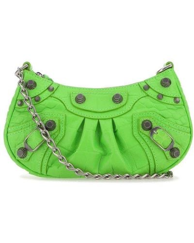 Balenciaga Xs Le Cagole Shoulder Bag - Green