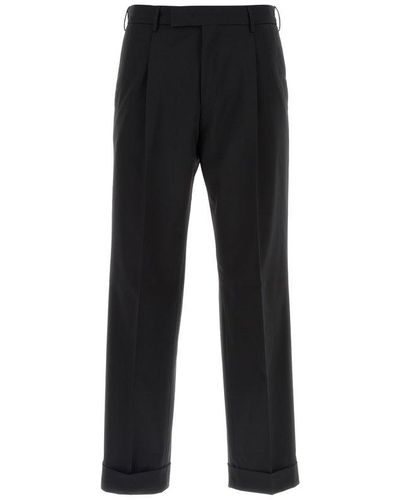 PT Torino High-waisted Tailored Trousers - Black