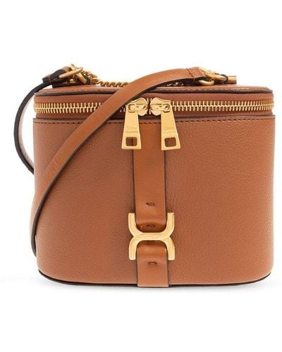 Chloé 'marcie Mini' Shoulder Bag, - Brown