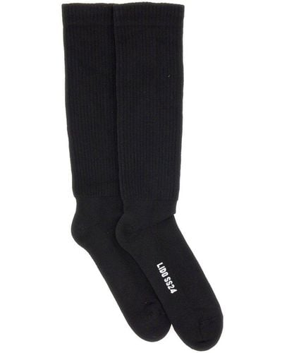 Rick Owens Knitted Socks - Black
