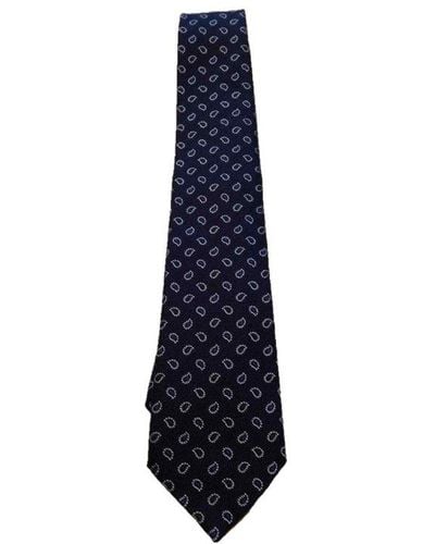 Etro All-over Paisley Patterned Tie - Blue