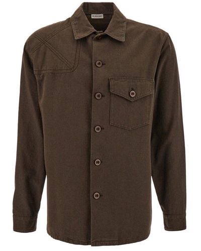 Burberry Shirts - Brown