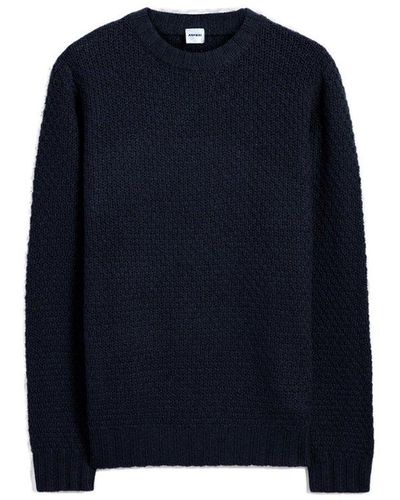 Aspesi Crewneck Knitted Sweater - Blue
