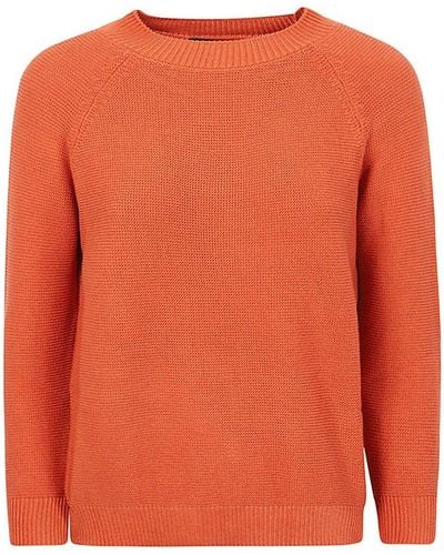 Weekend by Maxmara Crewneck Relaxed Fit Sweater - Orange