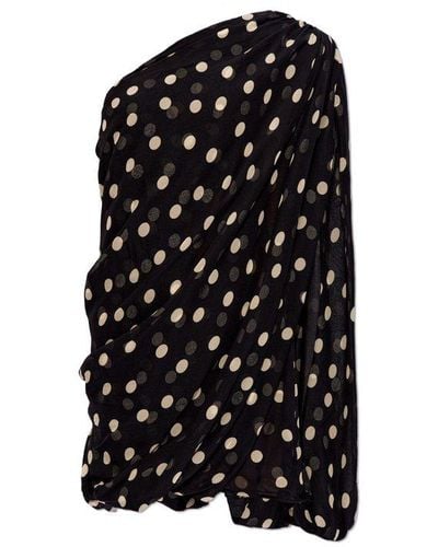 Stella McCartney Polka Dot Mini Dress - Black