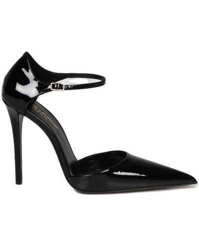 Saint Laurent Avenue D`Orsay Court Shoes - Black