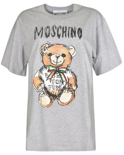 Moschino Bear Oversized T-shirt - Grey