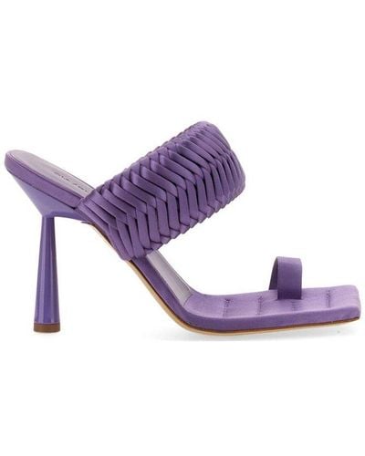 Gia Borghini Rosie 1 Woven Detailed Sandals - Purple
