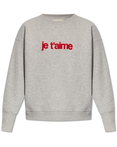 Zadig & Voltaire 'oscar' Sweatshirt With Print, - Grey