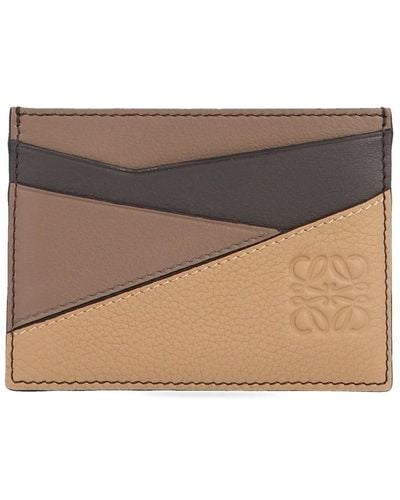 Loewe Puzzle Leather Cardholder - Brown
