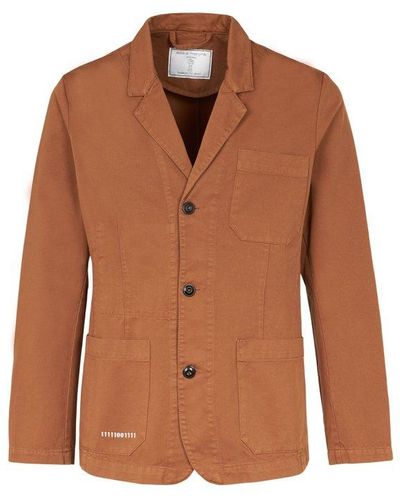 Societe Anonyme Single-breasted Long-sleeved Blazer - Brown