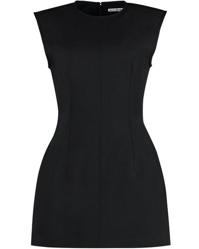 Acne Studios Sleeveless Mini Dress - Black