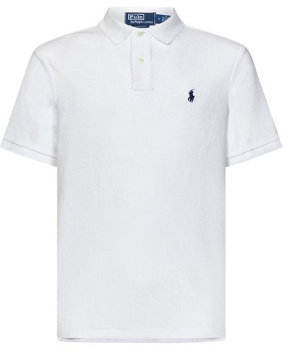 Polo Ralph Lauren Logo Detailed Polo Shirt - White