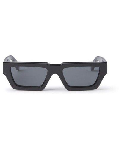 Off-White c/o Virgil Abloh Rectangular Frame Sunglasses - Grey