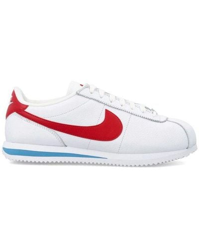 Nike Cortez Forrest Gump Logo Patch Trainers - White