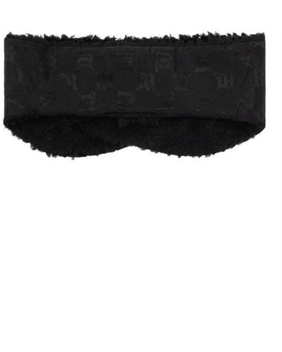 MISBHV Headband With Logo, - Black