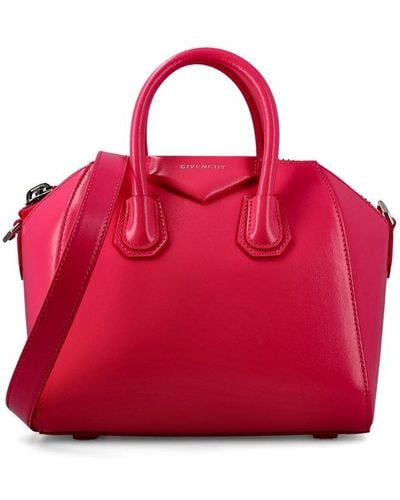 Givenchy Antigona Mini Top Handle Bag - Red